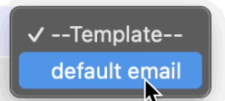 select of temlate